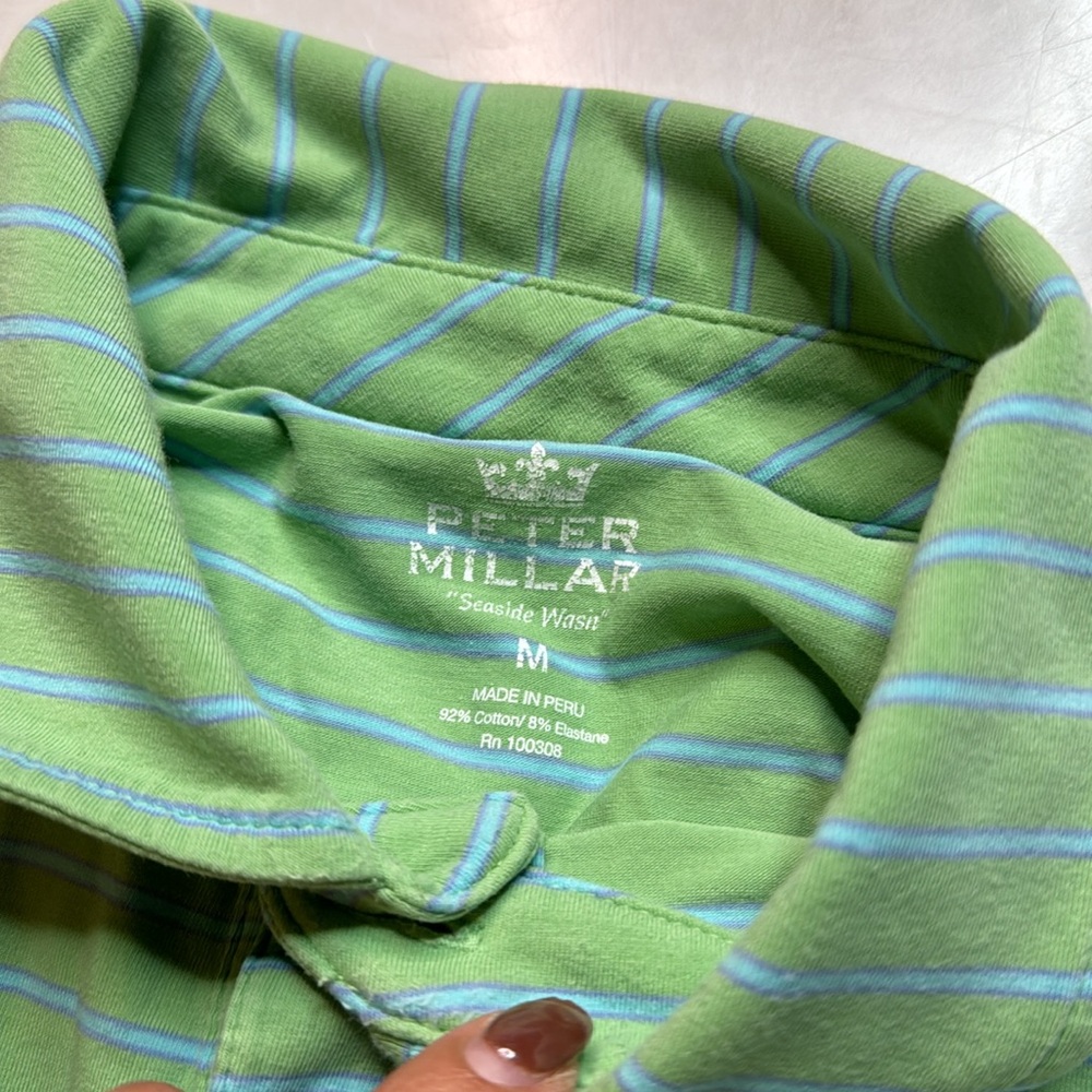 Peter Millar Seaside Wash Evans Scholars Golf Polo - Picture 2 of 5